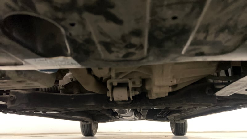Used 2021 Hyundai New i20 Asta (O) 1.0 Turbo DCT Petrol Automatic extra FRONT LEFT UNDERBODY VIEW