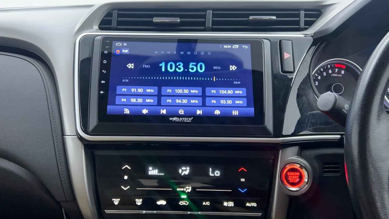 Used 2018 Honda City VX Petrol Petrol Manual interior MUSIC SYSTEM & AC CONTROL VIEW