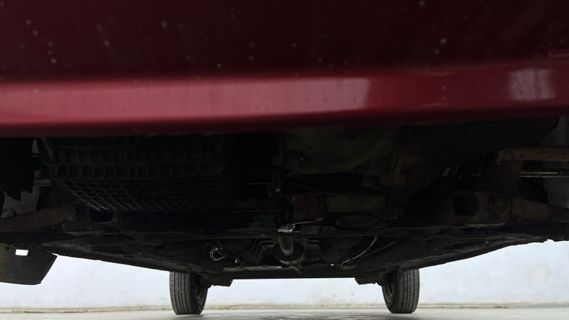 Used 2019 Datsun Redi-GO T(O) 1.0 AMT Petrol Automatic extra FRONT LEFT UNDERBODY VIEW