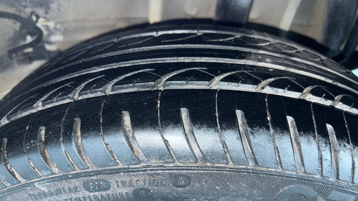 Used 2022 Tata Tiago XZ Plus CNG Cng Manual tyres LEFT REAR TYRE TREAD VIEW