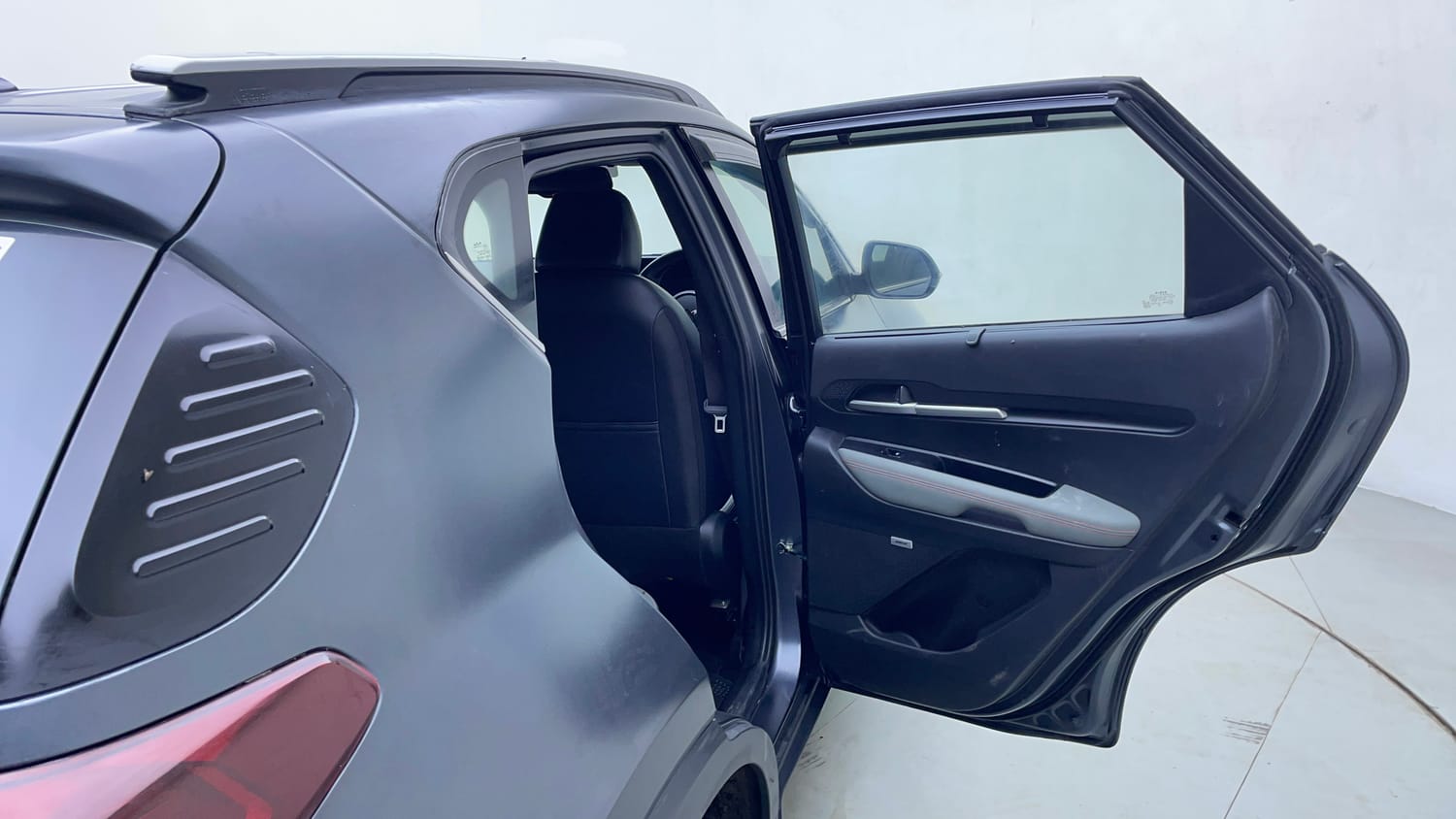 Used 2023 Kia Sonet X Line 1.5 Diesel AT Diesel Automatic interior RIGHT REAR DOOR OPEN VIEW