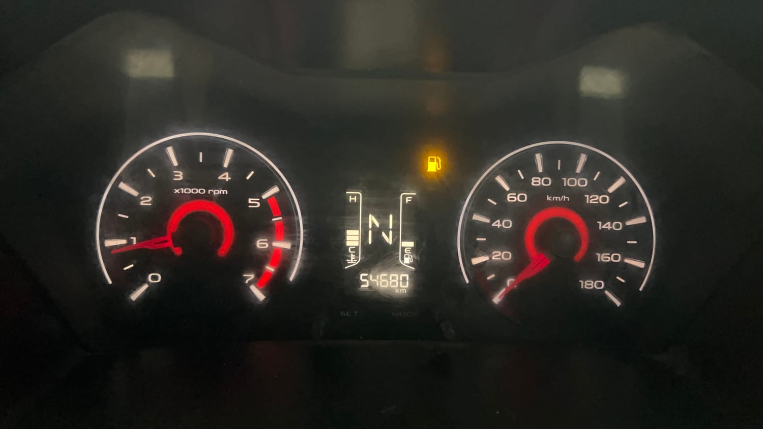 Used 2019 Mahindra KUV100 K8 D 6 STR Diesel Manual interior CLUSTERMETER VIEW