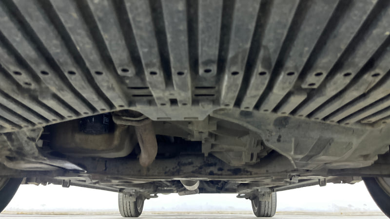 Used 2022 Maruti Suzuki Ciaz Alpha 1.5 Petrol Manual extra FRONT LEFT UNDERBODY VIEW