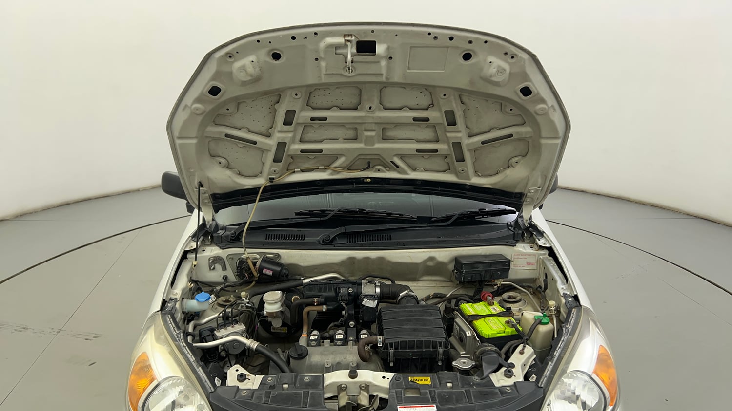 Used 2021 Maruti Suzuki Alto 800 LXi Petrol Manual engine ENGINE & BONNET OPEN FRONT VIEW