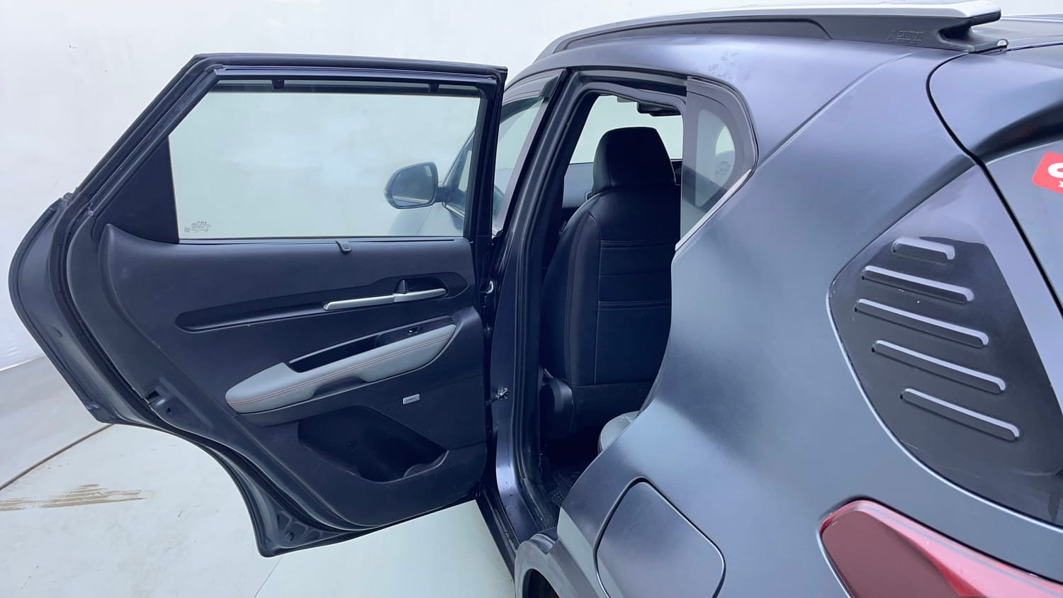Used 2023 Kia Sonet X Line 1.5 Diesel AT Diesel Automatic interior LEFT REAR DOOR OPEN VIEW