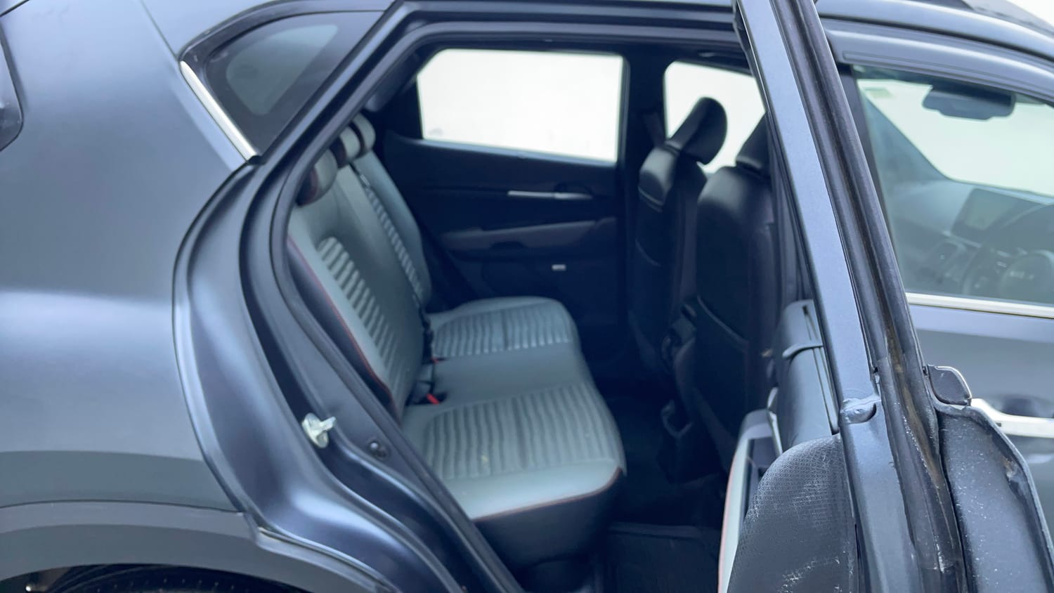 Used 2023 Kia Sonet X Line 1.5 Diesel AT Diesel Automatic interior RIGHT SIDE REAR DOOR CABIN VIEW