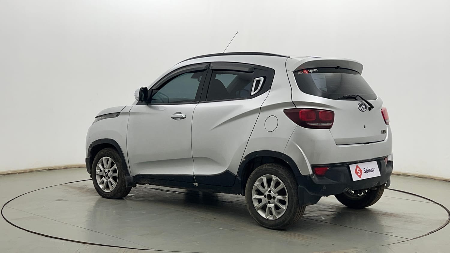 Used 2019 Mahindra KUV100 K8 D 6 STR Diesel Manual exterior LEFT REAR CORNER VIEW