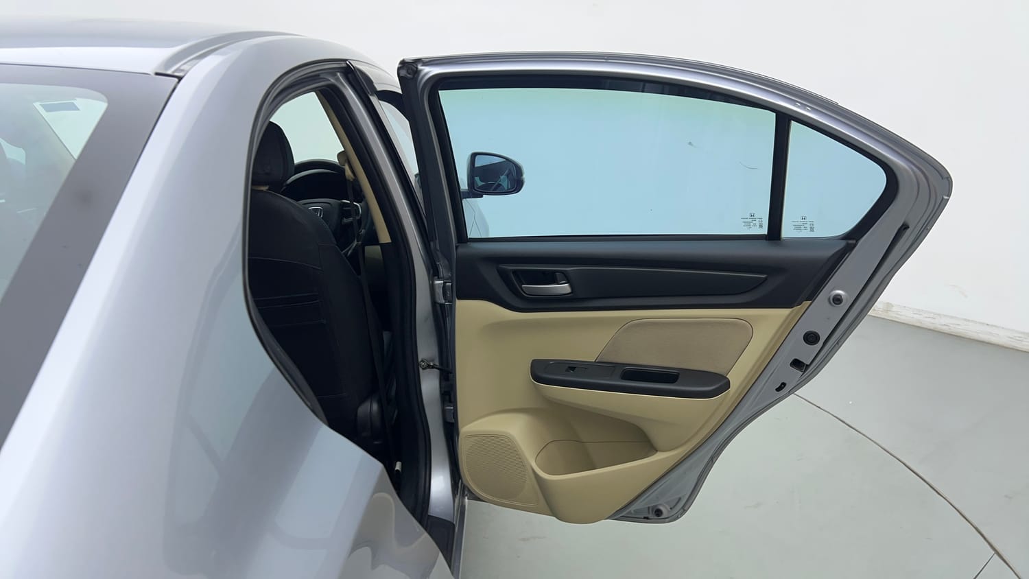 Used 2023 Honda Amaze S 1.2 Petrol CVT Petrol Automatic interior RIGHT REAR DOOR OPEN VIEW