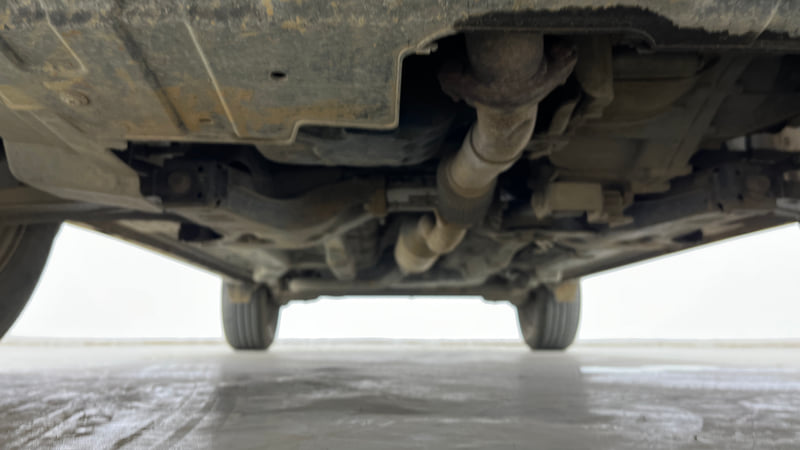 Used 2024 Tata Nexon XZ Plus LUXS Red Dark Edition Petrol Manual extra FRONT LEFT UNDERBODY VIEW