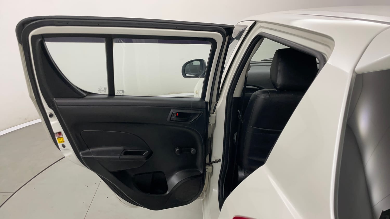 Used 2016 Maruti Suzuki Swift Lxi (O) Petrol Manual interior LEFT REAR DOOR OPEN VIEW