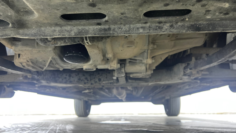 Used 2023 Nissan Magnite XE Petrol Manual extra FRONT LEFT UNDERBODY VIEW