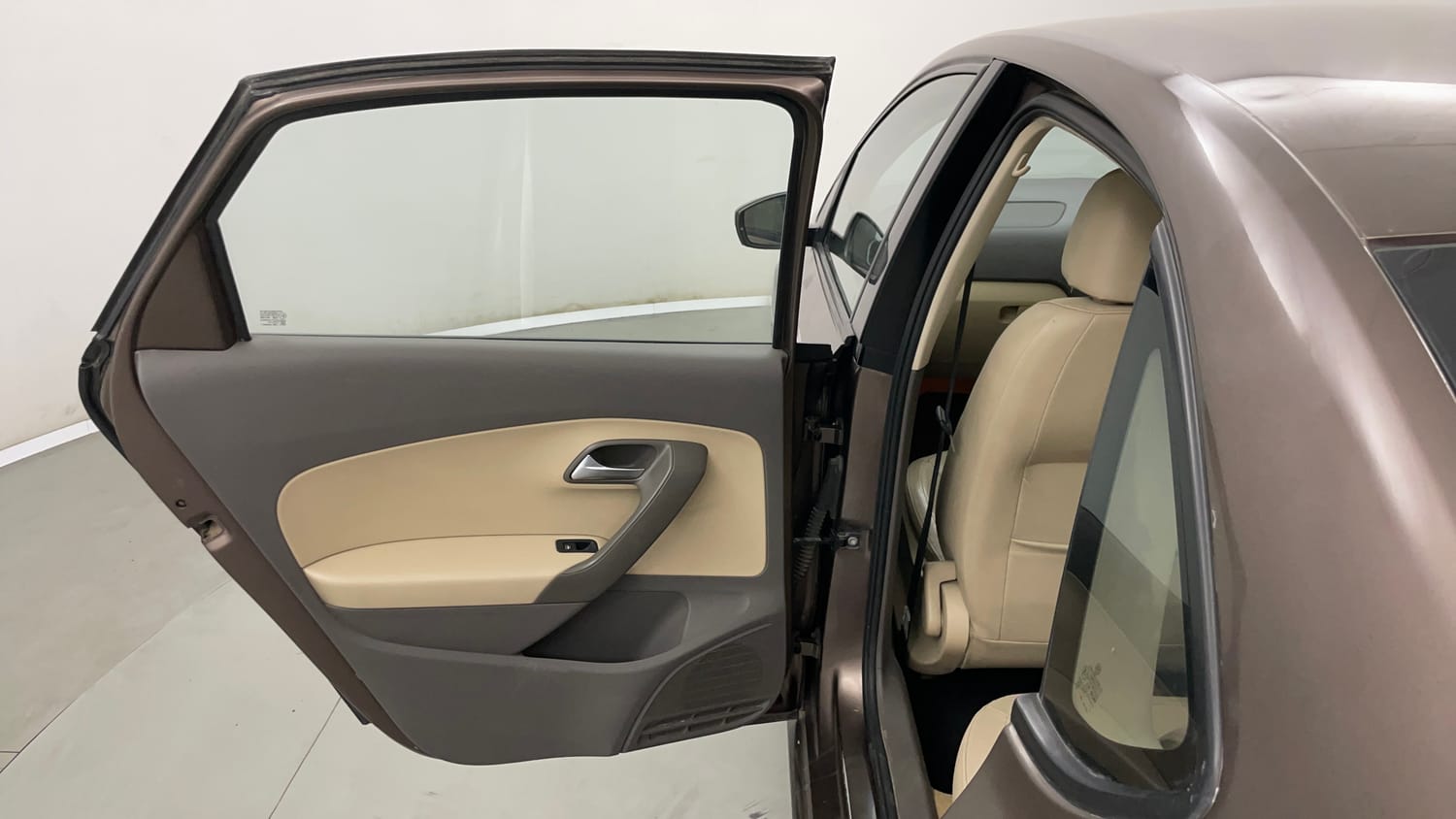 Used 2015 Volkswagen Vento Highline Diesel AT Diesel Automatic interior LEFT REAR DOOR OPEN VIEW