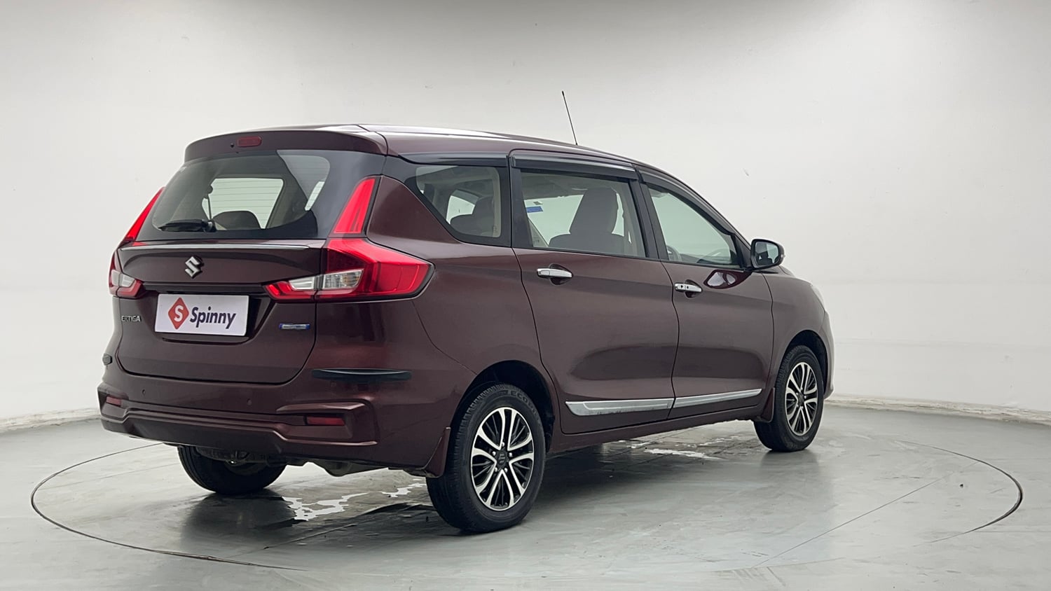 Used 2022 Maruti Suzuki Ertiga ZXi Plus Petrol Manual exterior RIGHT REAR CORNER VIEW