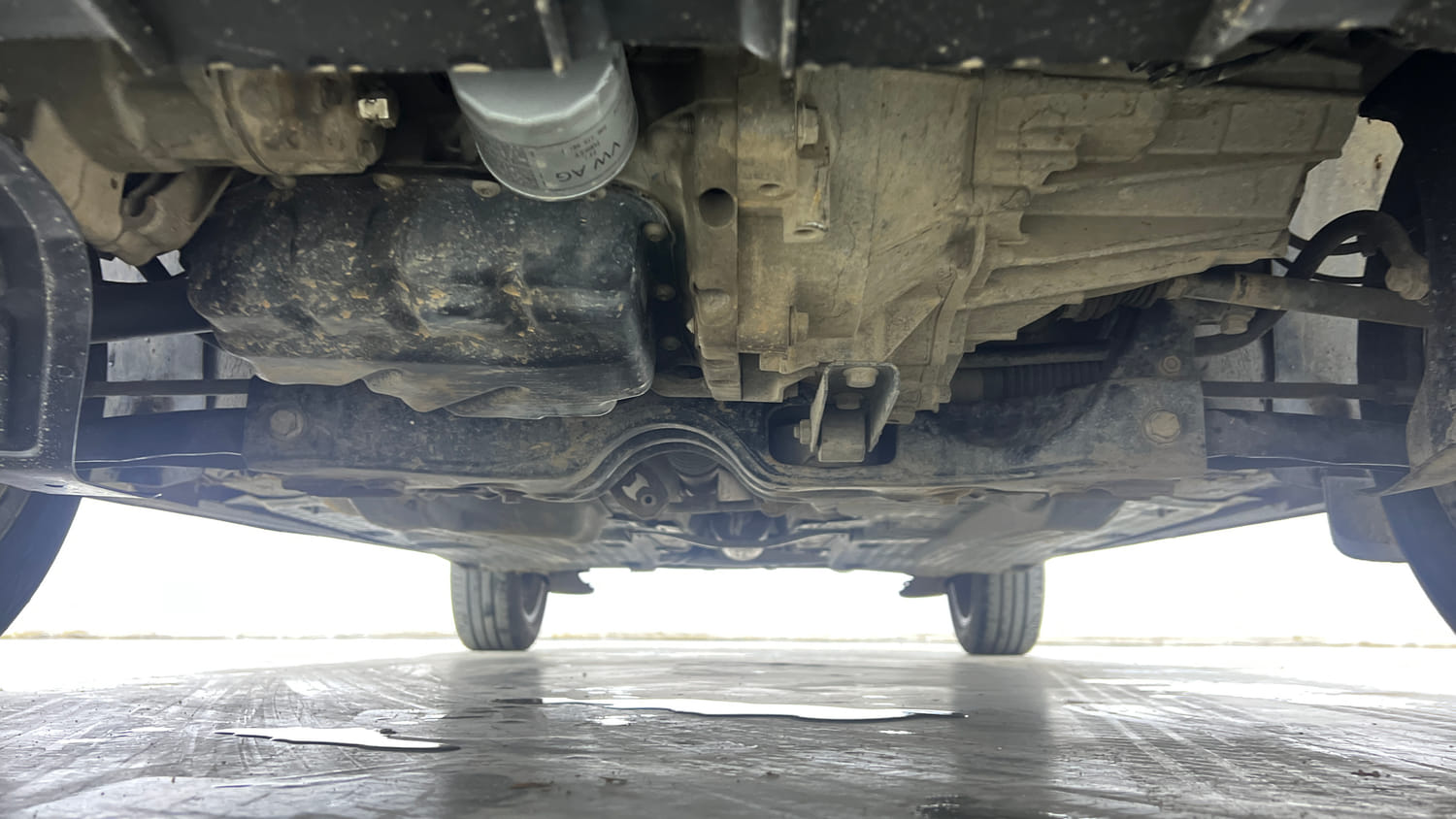 Used 2021 Volkswagen Polo Comfortline 1.0L MPI Petrol Manual extra FRONT LEFT UNDERBODY VIEW