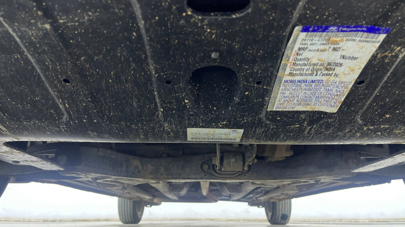 Used 2019 Hyundai Elite i20 Sportz Plus 1.2 Petrol Manual extra FRONT LEFT UNDERBODY VIEW