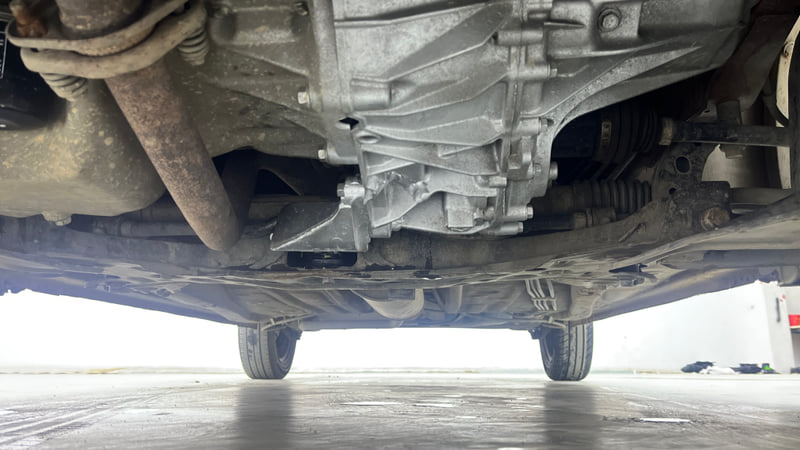 Used 2017 Maruti Suzuki Ignis Delta 1.2 AMT Petrol Automatic extra FRONT LEFT UNDERBODY VIEW