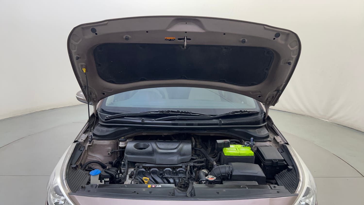 Used 2017 Hyundai Verna SX 1.6 VTVT Petrol Manual engine ENGINE & BONNET OPEN FRONT VIEW