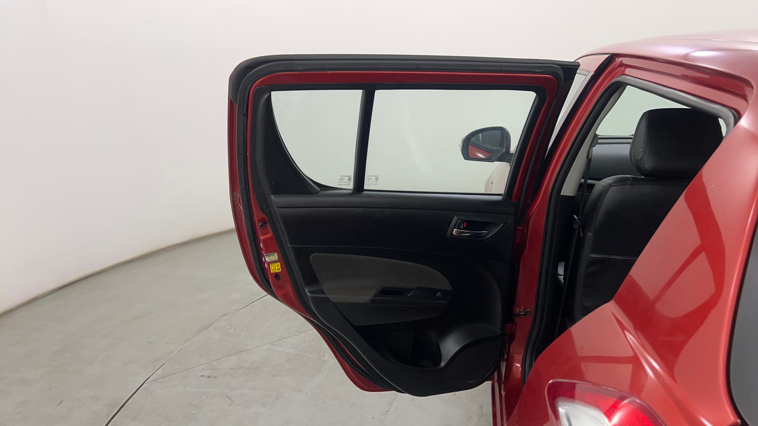 Used 2014 Maruti Suzuki Swift VXi Petrol Manual interior LEFT REAR DOOR OPEN VIEW