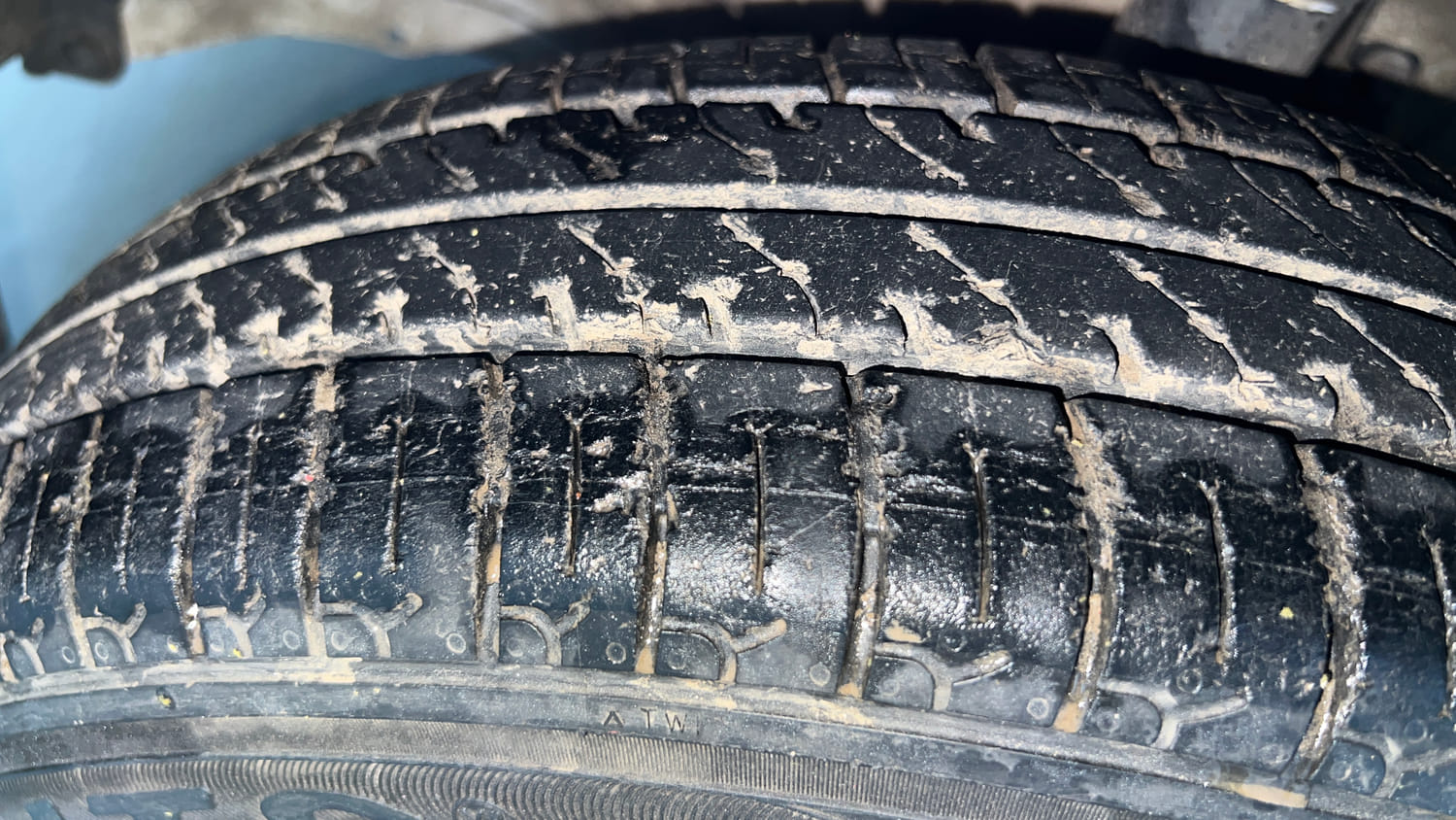 Used 2018 Maruti Suzuki Wagon R LXI CNG Cng Manual tyres LEFT FRONT TYRE TREAD VIEW