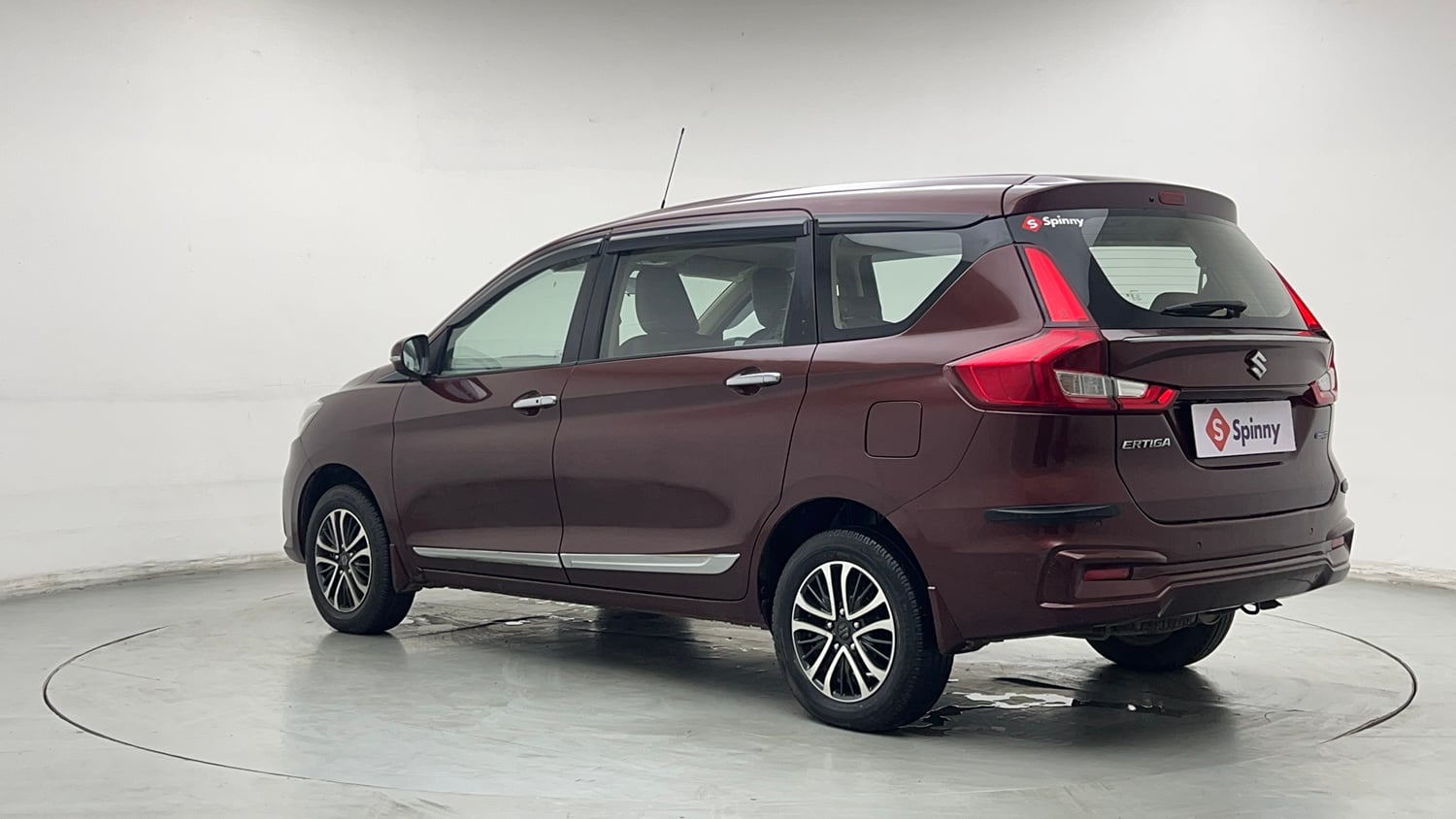 Used 2022 Maruti Suzuki Ertiga ZXi Plus Petrol Manual exterior LEFT REAR CORNER VIEW