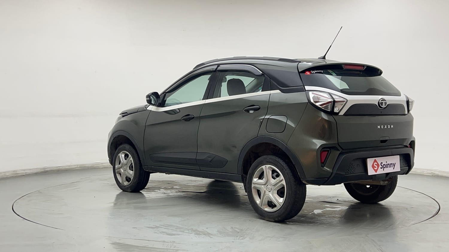 Used 2023 Tata Nexon XM (S) Petrol Manual exterior LEFT REAR CORNER VIEW