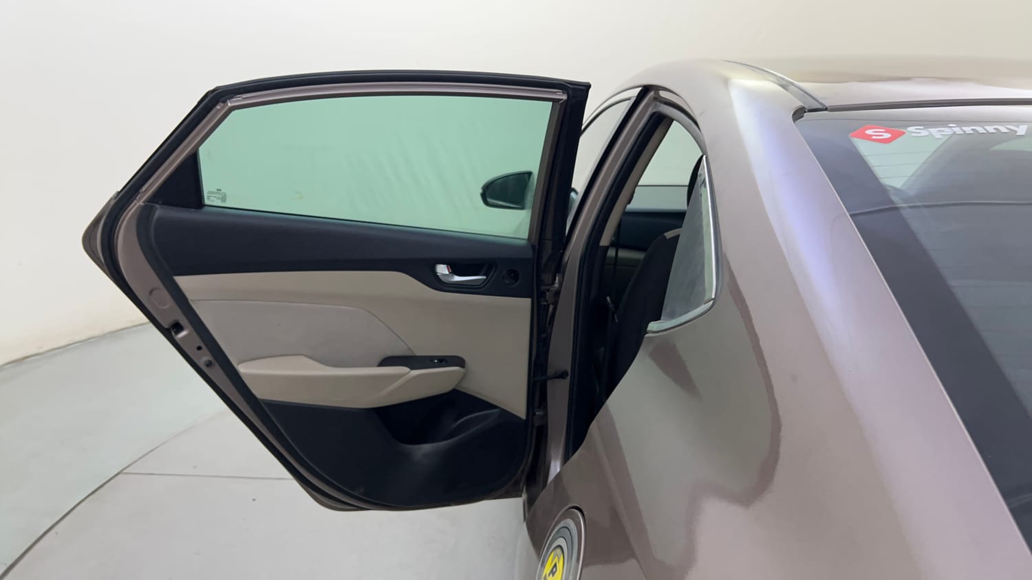 Used 2017 Hyundai Verna SX 1.6 VTVT Petrol Manual interior LEFT REAR DOOR OPEN VIEW