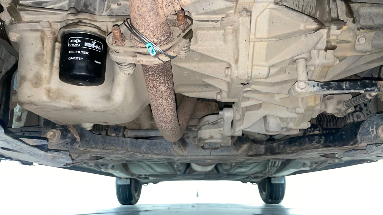 Used 2019 Maruti Suzuki Baleno Delta 1.2 Petrol Manual extra FRONT LEFT UNDERBODY VIEW