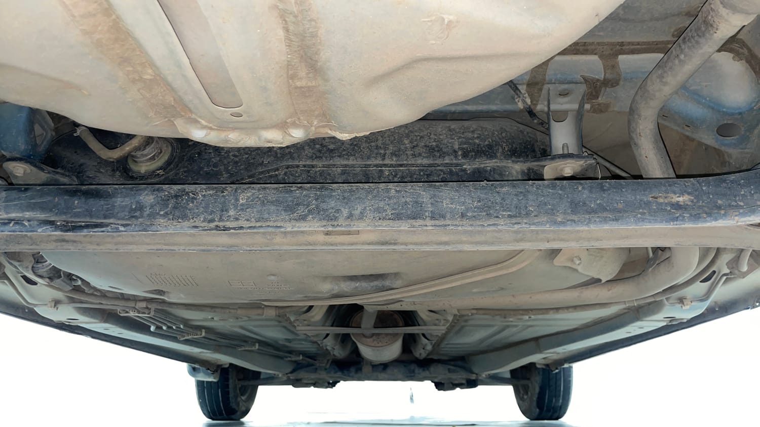 Used 2019 Maruti Suzuki Baleno Delta 1.2 Petrol Manual extra REAR UNDERBODY VIEW (TAKEN FROM REAR)