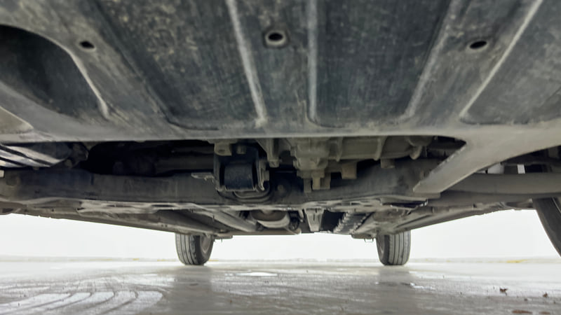 Used 2018 Hyundai Verna EX 1.6 VTVT AT Petrol Automatic extra FRONT LEFT UNDERBODY VIEW