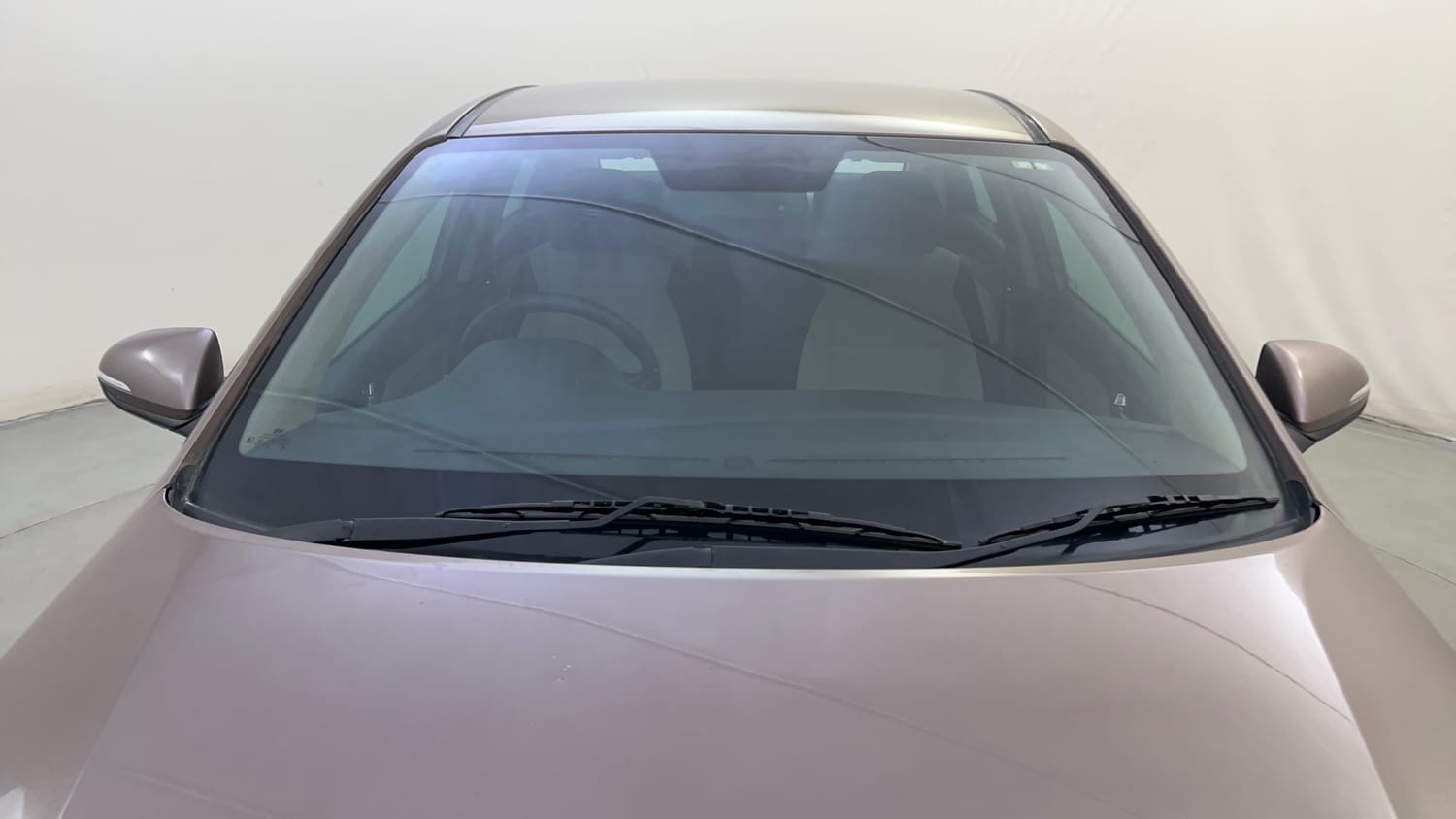 Used 2017 Hyundai Verna SX 1.6 VTVT Petrol Manual exterior FRONT WINDSHIELD VIEW