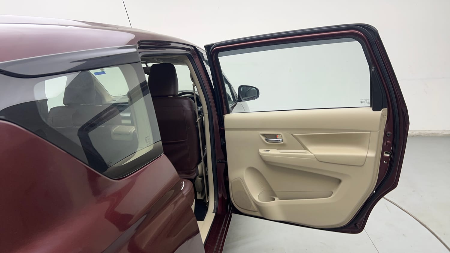 Used 2022 Maruti Suzuki Ertiga ZXi Plus Petrol Manual interior RIGHT REAR DOOR OPEN VIEW