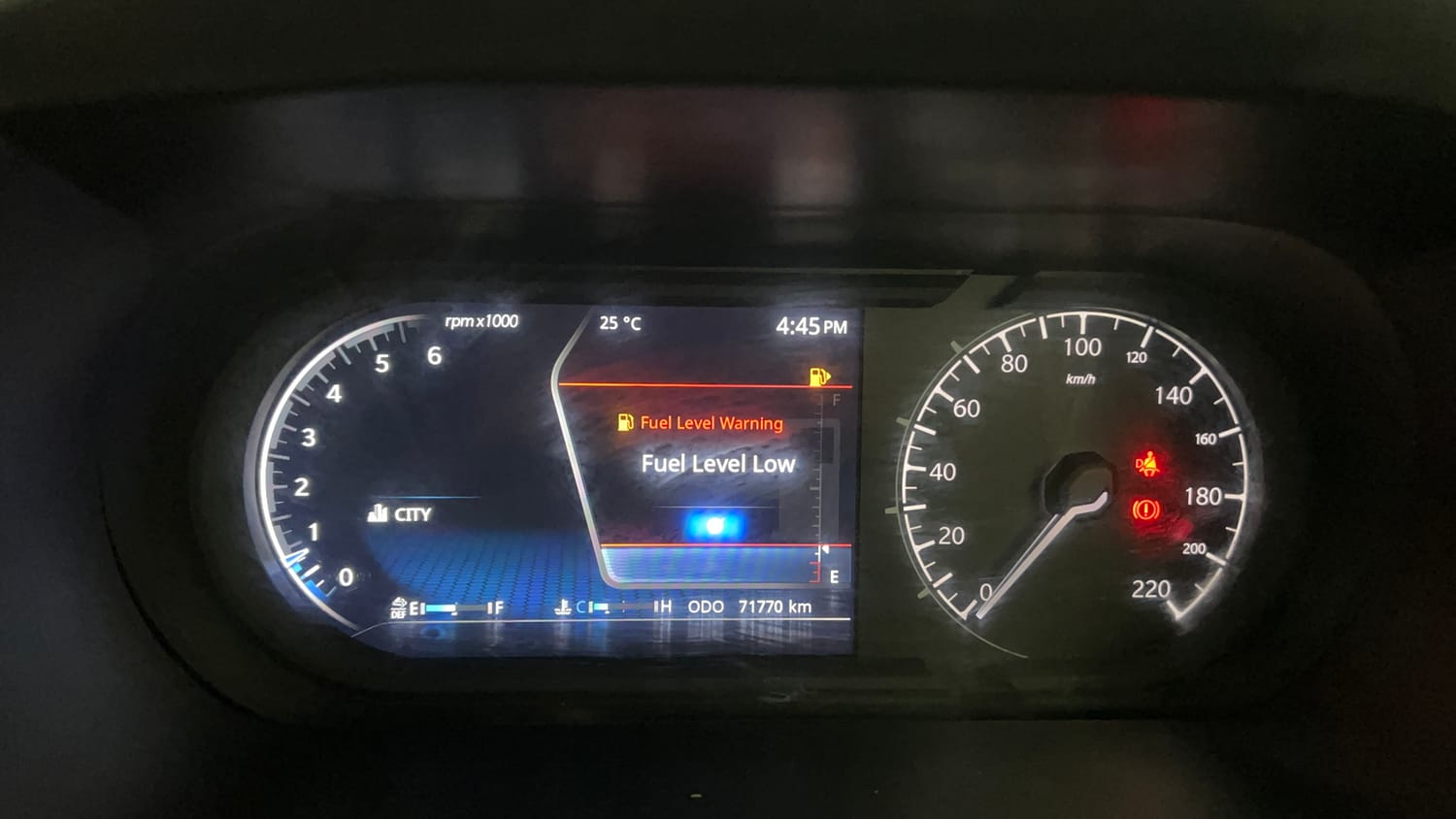 Used 2022 Tata Harrier XZS Diesel Manual interior CLUSTERMETER VIEW