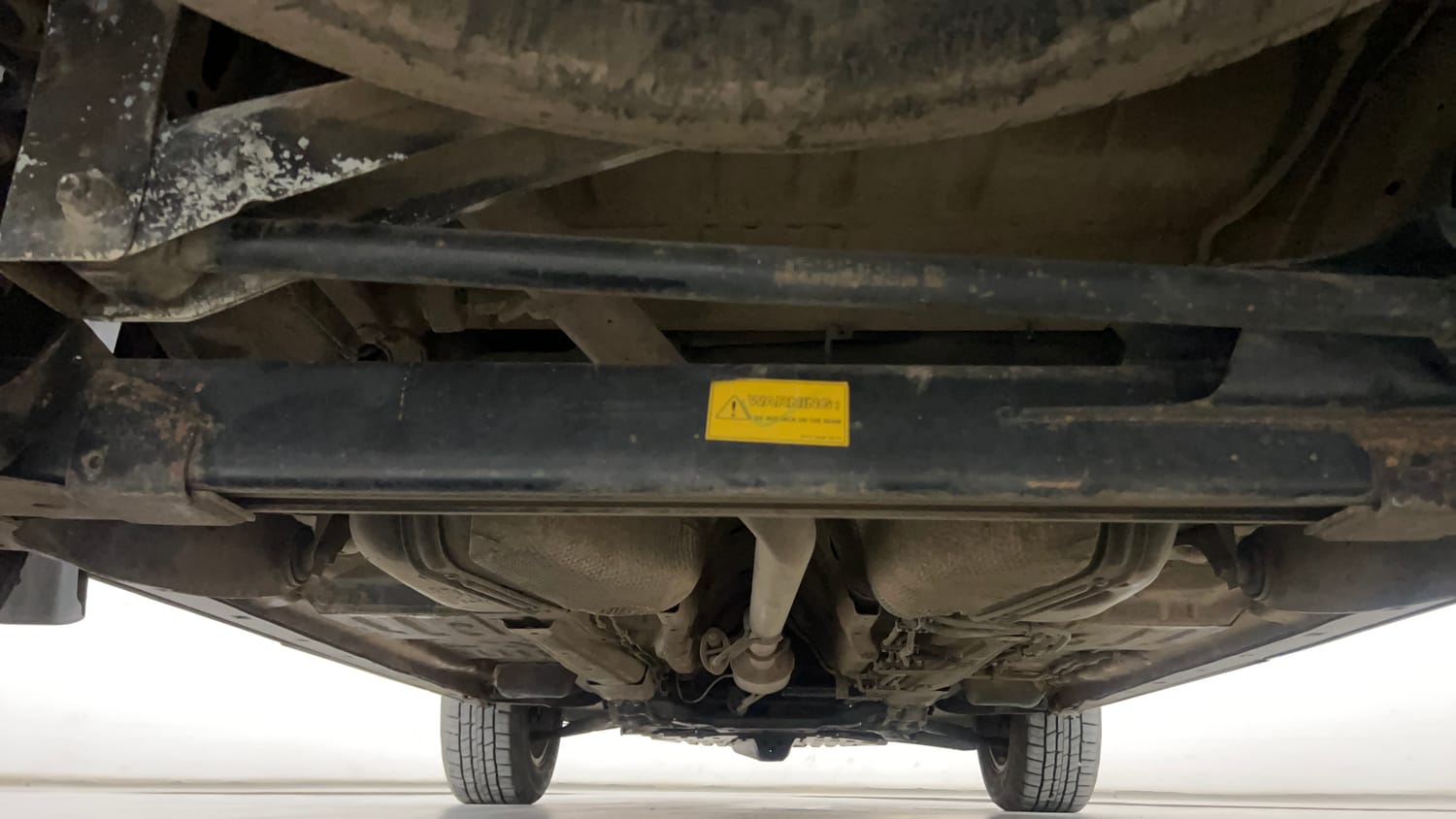 Used 2022 Tata Harrier XZS Diesel Manual extra REAR UNDERBODY VIEW (TAKEN FROM REAR)