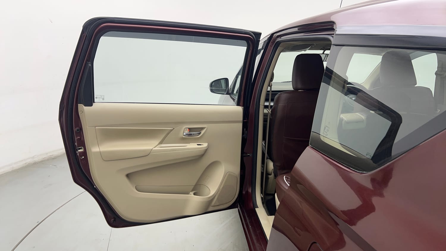 Used 2022 Maruti Suzuki Ertiga ZXi Plus Petrol Manual interior LEFT REAR DOOR OPEN VIEW