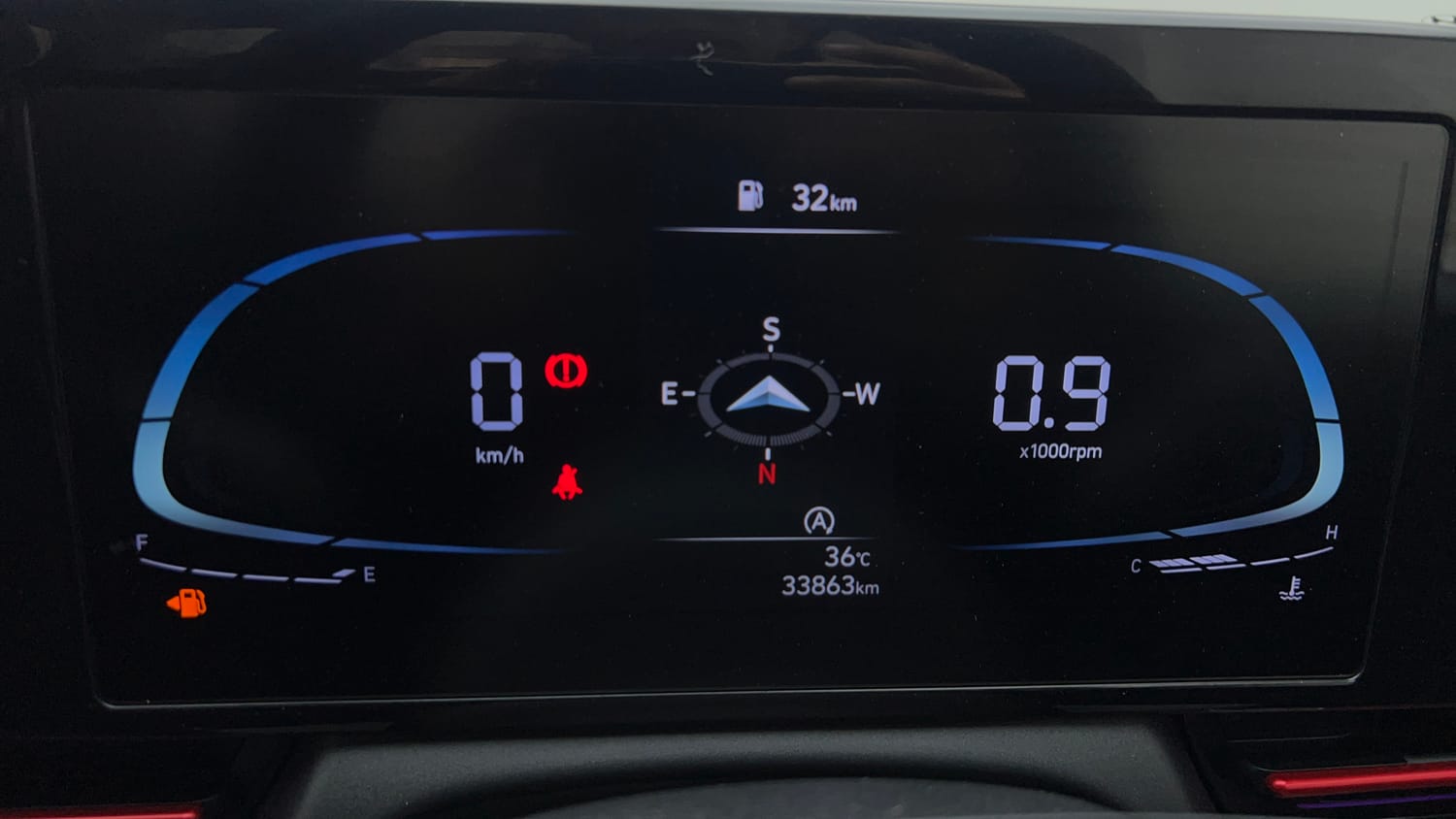 Used 2023 Hyundai Verna SX 1.5 Turbo Petrol MT Petrol Manual interior CLUSTERMETER VIEW