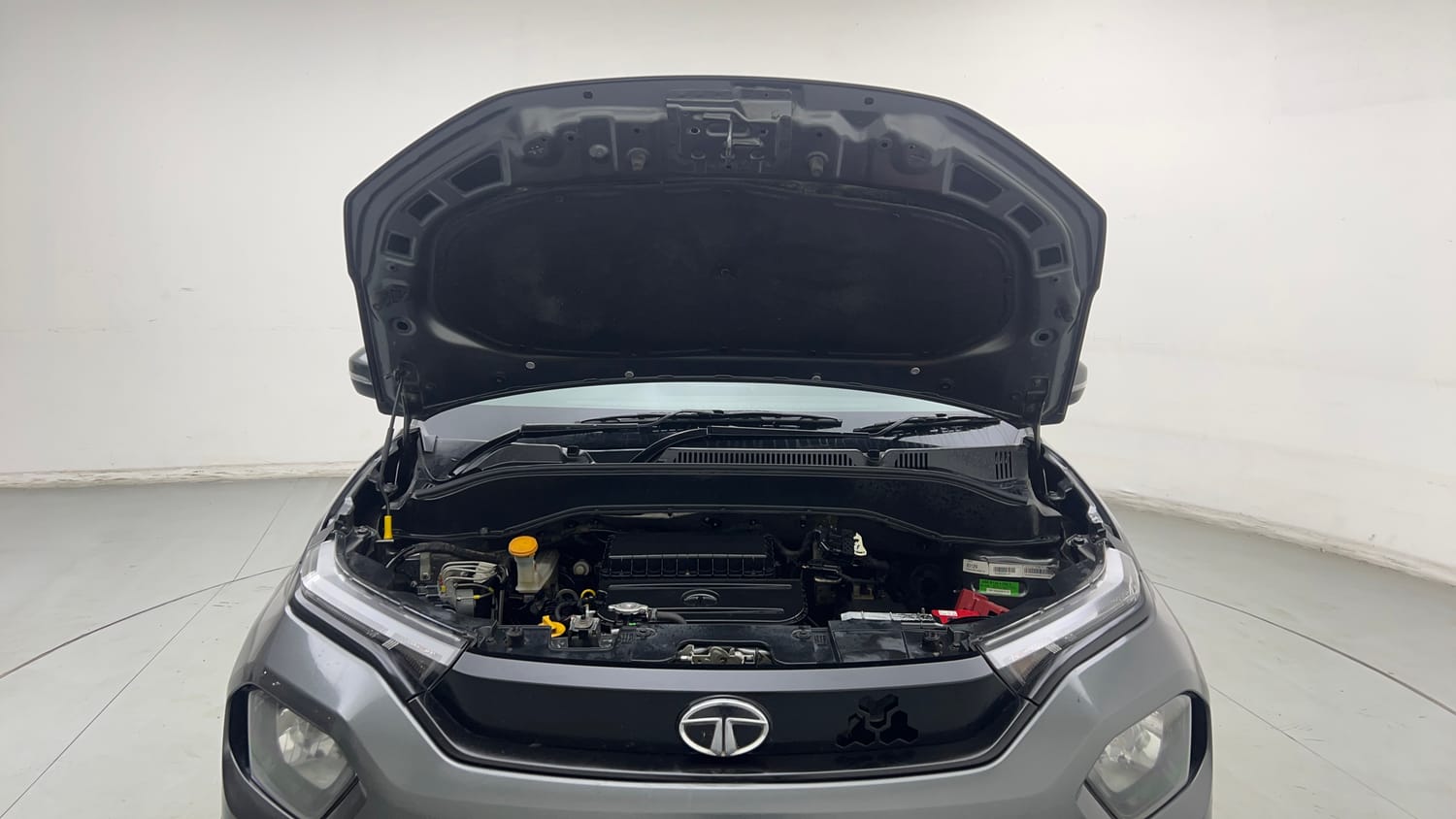 Used 2022 Tata Punch Adventure AMT Petrol Automatic engine ENGINE & BONNET OPEN FRONT VIEW