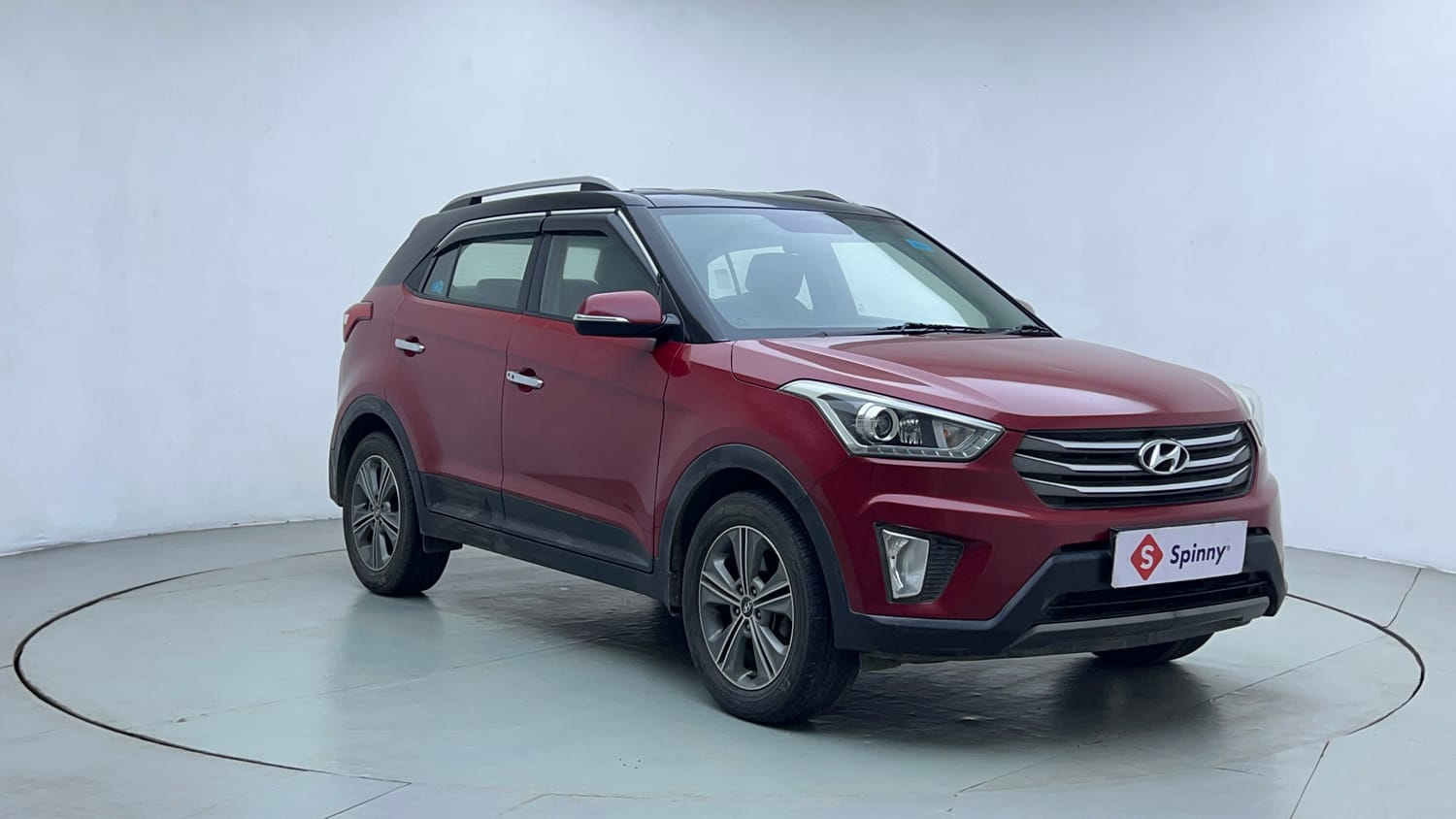 Used 2017 Hyundai Creta 1.6 SX Plus AT Petrol Petrol Automatic exterior RIGHT FRONT CORNER VIEW