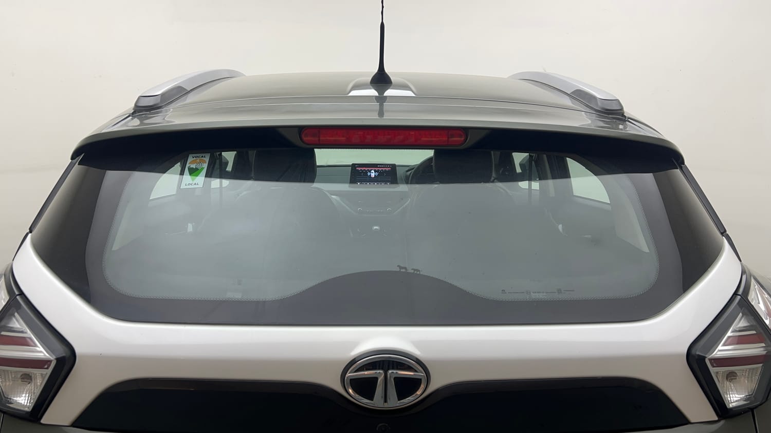 Used 2023 Tata Nexon XM (S) Petrol Manual exterior BACK WINDSHIELD VIEW