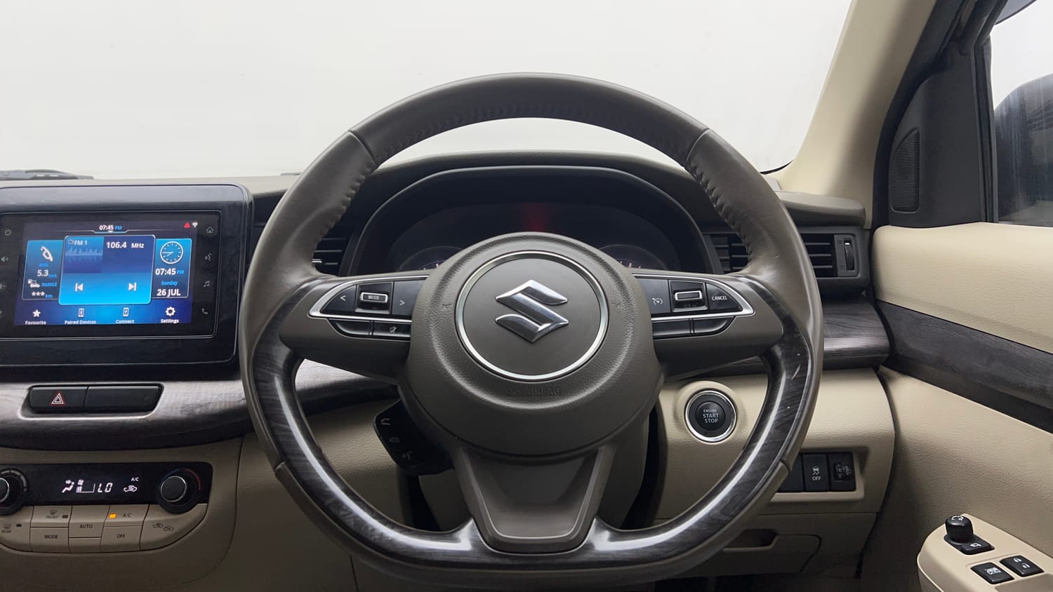 Used 2022 Maruti Suzuki Ertiga ZXi Plus Petrol Manual interior STEERING VIEW