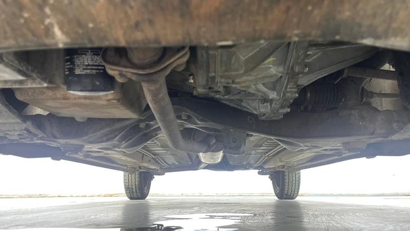 Used 2017 Maruti Suzuki Celerio ZXi (O) AMT Petrol Automatic extra FRONT LEFT UNDERBODY VIEW