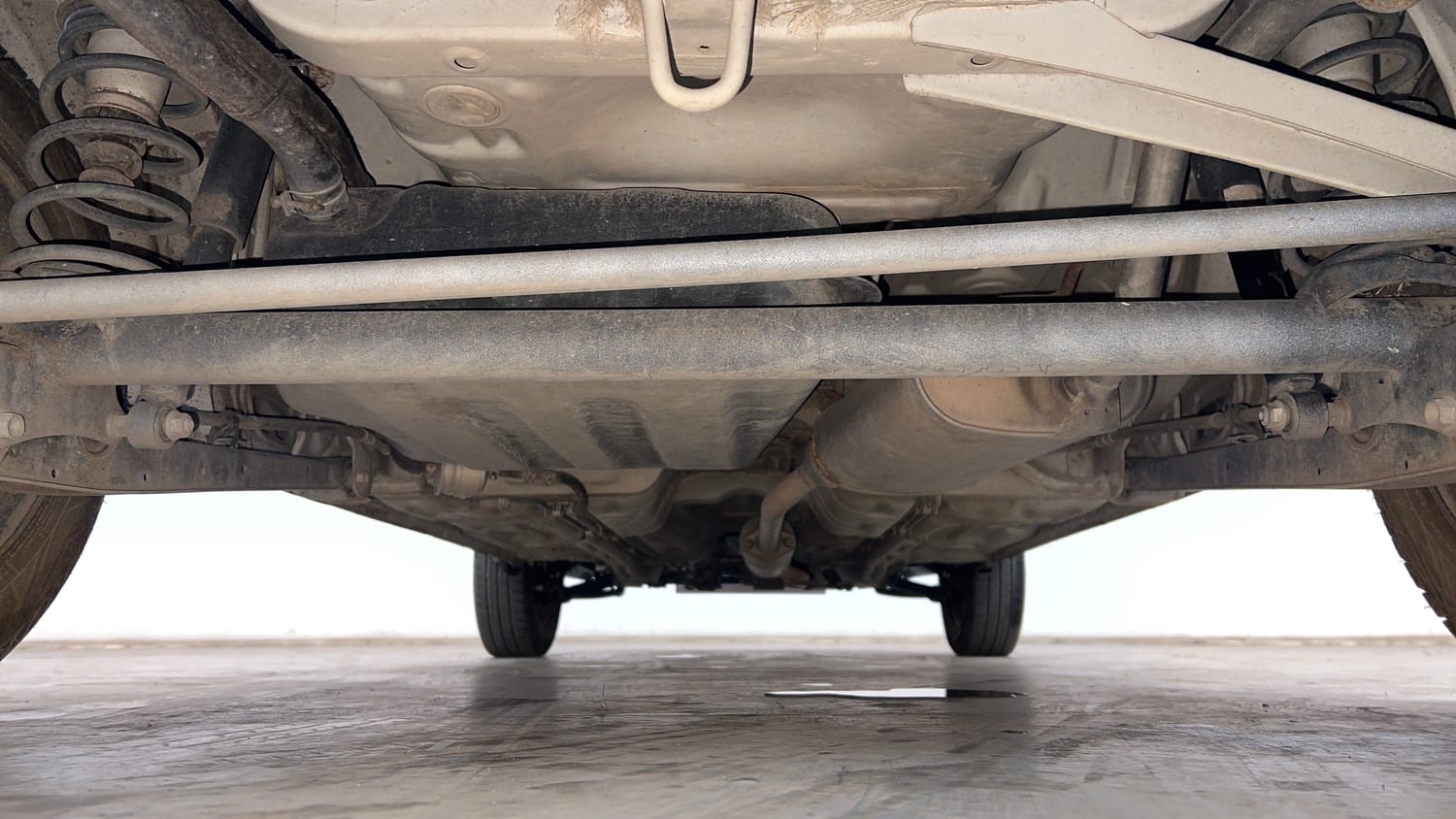 Used 2012 Maruti Suzuki Alto K10 VXi Petrol Manual extra REAR UNDERBODY VIEW (TAKEN FROM REAR)