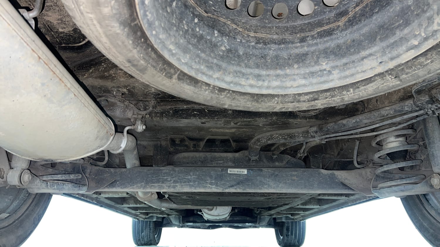 Used 2020 MG Motors Hector Sharp 1.5 DCT Petrol Petrol Automatic extra REAR UNDERBODY VIEW (TAKEN FROM REAR)