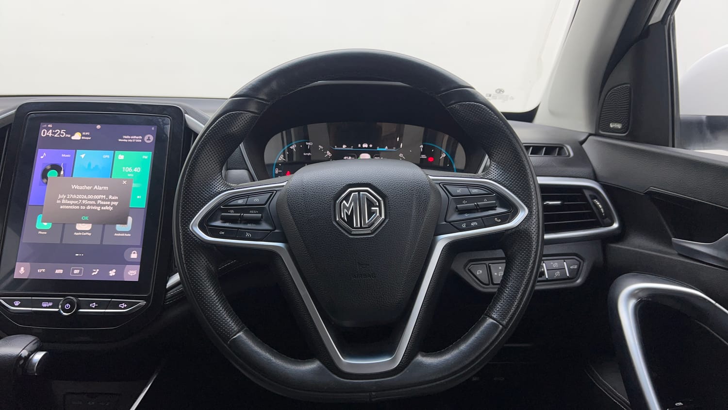Used 2020 MG Motors Hector Sharp 1.5 DCT Petrol Petrol Automatic interior STEERING VIEW