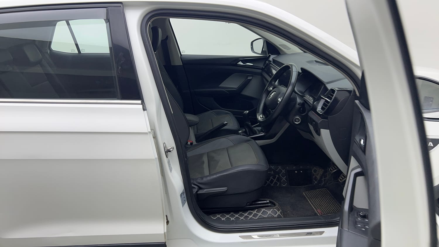 Used 2022 Skoda Kushaq Style 1.0L TSI MT Petrol Manual interior RIGHT SIDE FRONT DOOR CABIN VIEW