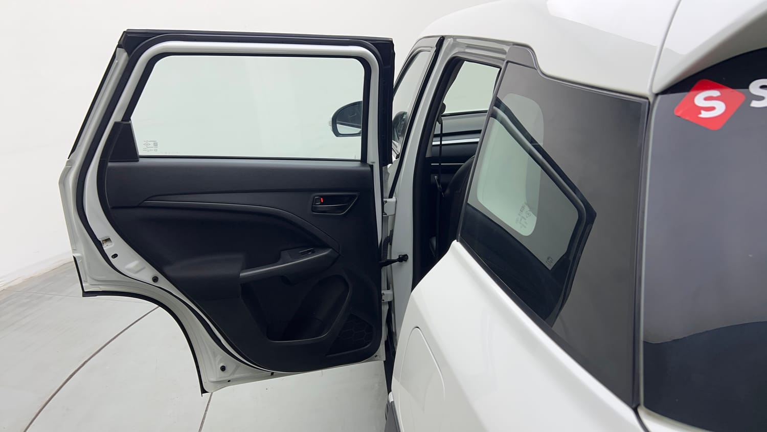 Used 2023 Maruti Suzuki Brezza VXi Petrol Manual interior LEFT REAR DOOR OPEN VIEW