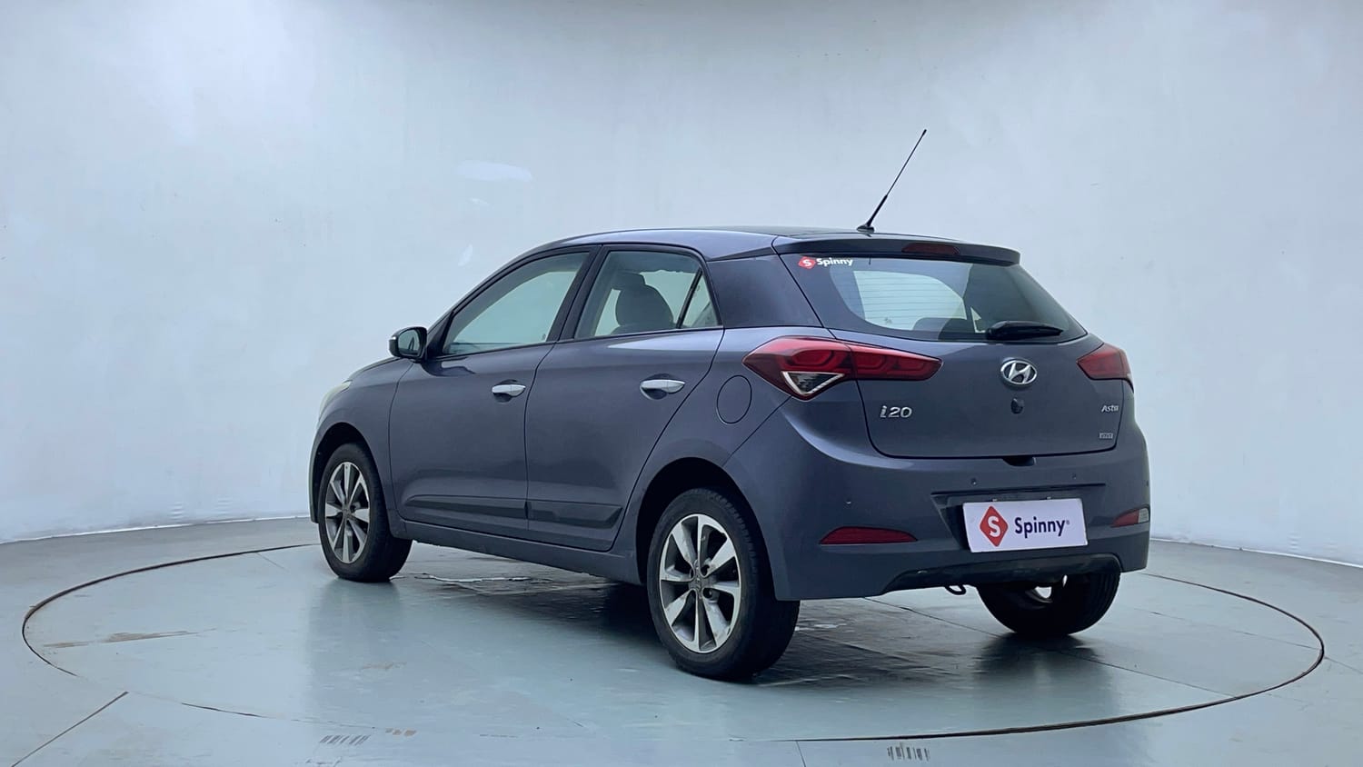 Used 2015 Hyundai Elite i20 Asta 1.2 Petrol Manual exterior LEFT REAR CORNER VIEW