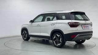 Used 2021 Hyundai Alcazar Signature (O) 6 STR 2.0 Petrol AT Petrol Automatic exterior LEFT REAR CORNER VIEW