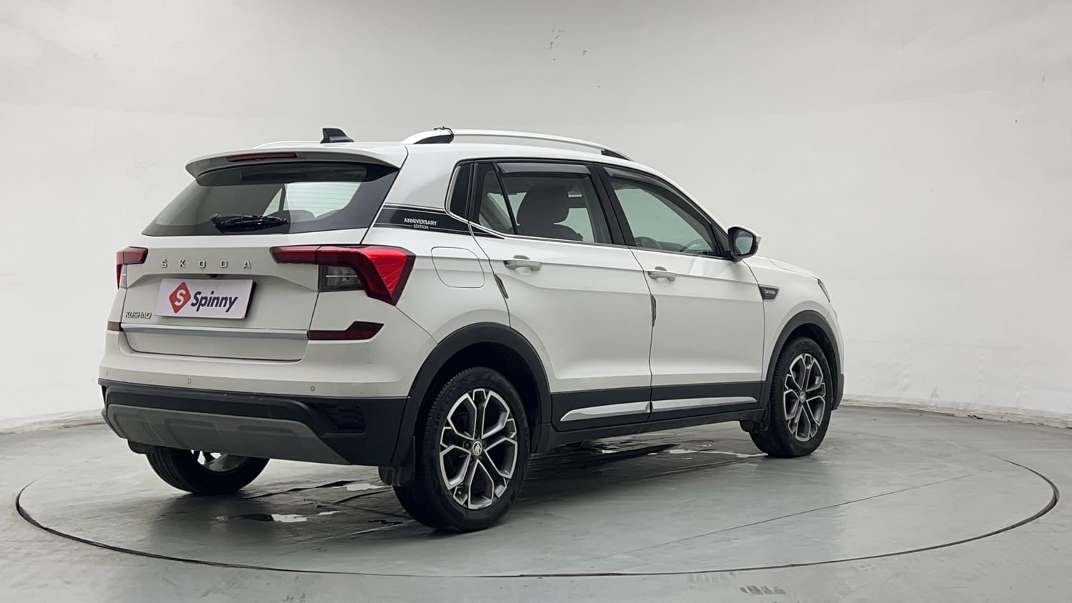 Used 2022 Skoda Kushaq Style 1.0L TSI MT Petrol Manual exterior RIGHT REAR CORNER VIEW