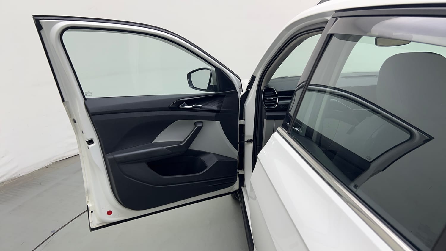 Used 2022 Skoda Kushaq Style 1.0L TSI MT Petrol Manual interior LEFT FRONT DOOR OPEN VIEW