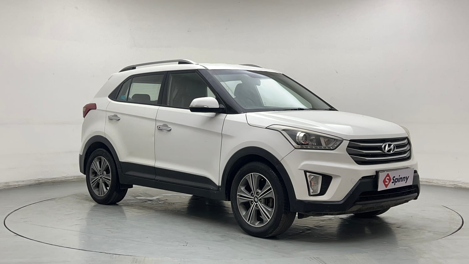 Used 2018 Hyundai Creta SX Plus 1.6 AT Petrol Petrol Automatic exterior RIGHT FRONT CORNER VIEW